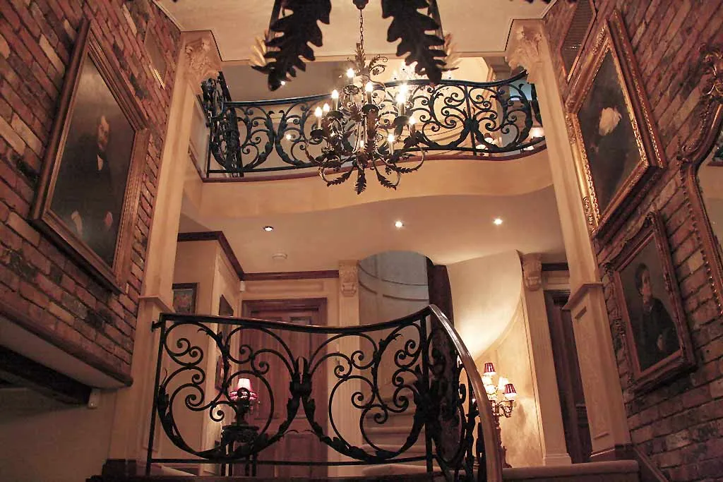 The new view up the staircase 