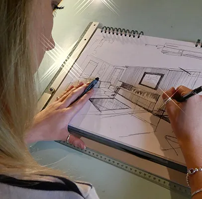 Planning sketch for architectural services