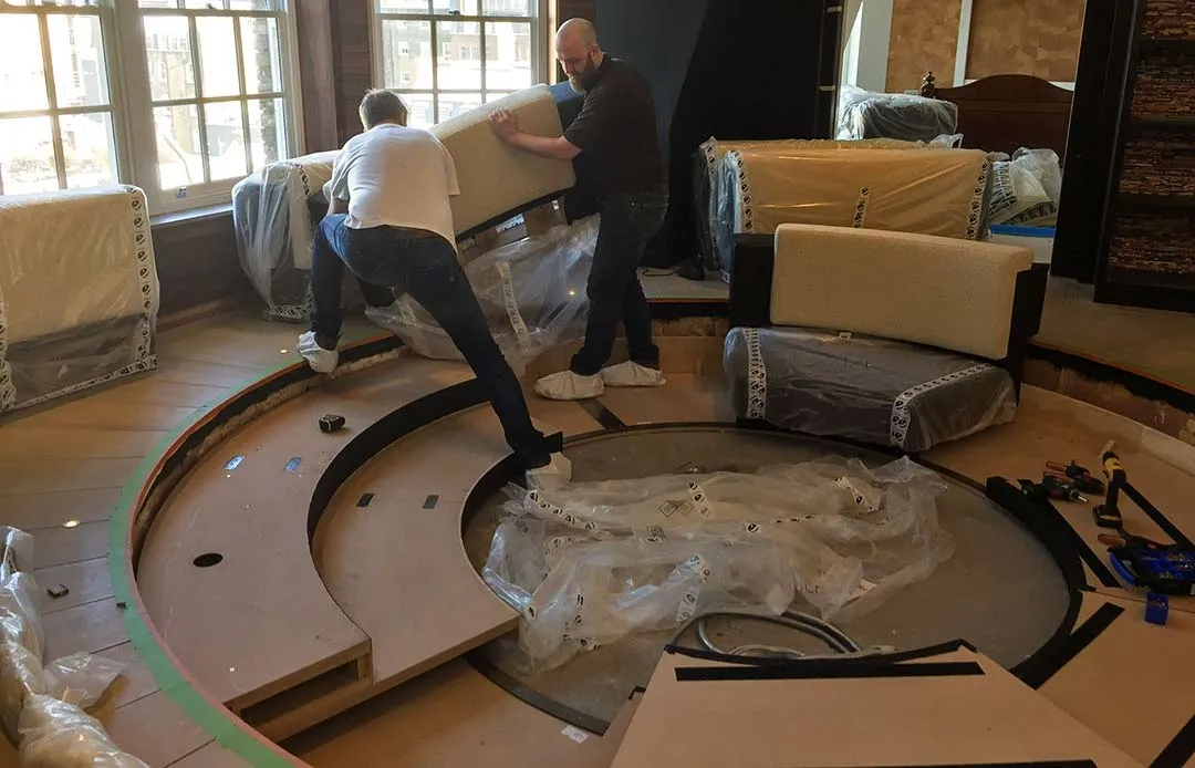 Sofa installation Sofa installation