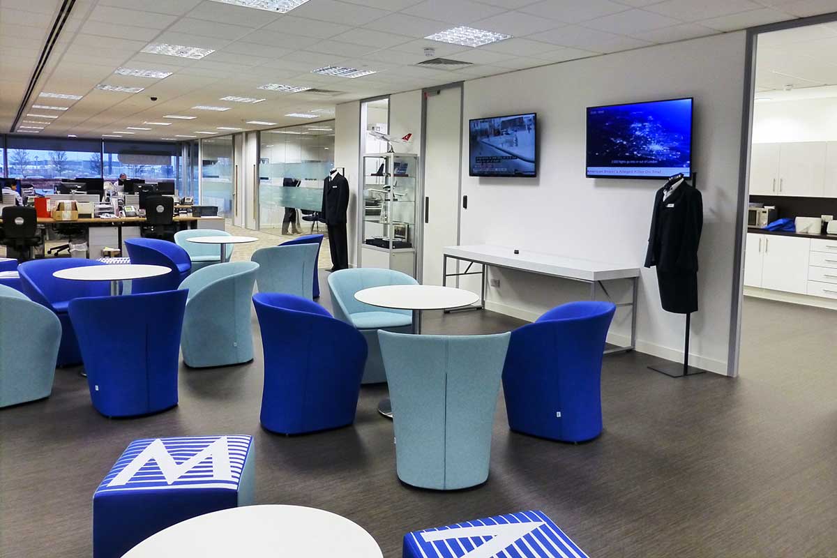 Menzies Aviation offices - interior design by Tenet Design